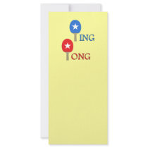 Ping Pong Star Rack Card