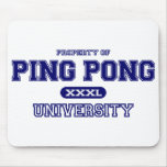 Ping Pong University Mouse Pad