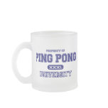 Ping Pong University mugs