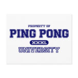 Ping Pong University Post Cards