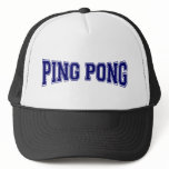 Ping pong University Style hats