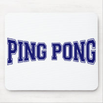 Ping pong University Style Mousepads