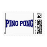 Ping pong University Style Stamp