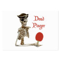 Pinger Pirate Ping Pong Business Card Templates