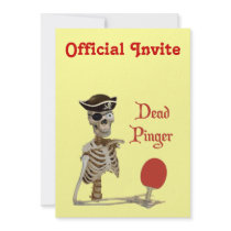 Pinger Pirate Ping Pong Personalized Announcements