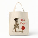 Pinger Pirate Ping Pong Tote Bags