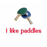 PingPong, I like paddles T-shirts