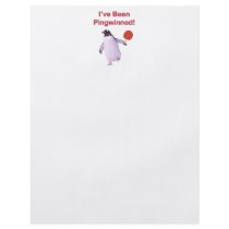 Pingwinned Penguin Ping Pong Flyer