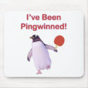 Pingwinned Penguin Ping Pong Mouse Pad