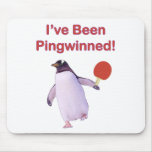 Pingwinned Penguin Ping Pong Mouse Pad