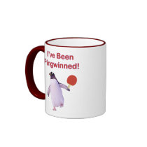 Pingwinned Penguin Ping Pong Mugs