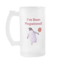 Pingwinned Penguin Ping Pong Mug