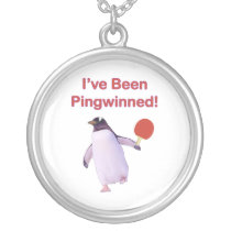 Pingwinned Penguin Ping Pong Pendants