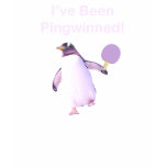 Pingwinned Penguin Ping Pong Tee Shirt