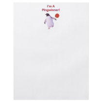 Pingwinner Penguin Ping Pong Full Color Flyer