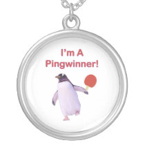 Pingwinner Penguin Ping Pong Necklace