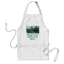 Pining for the dishes to be done... aprons