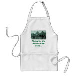 Pining for the dishes to be done... aprons