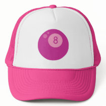 pink8ball mesh hat
