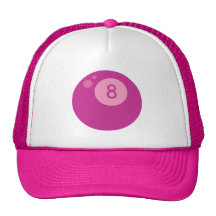 pink8ball mesh hat