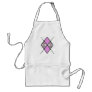 Pink-001 Argyle Pattern Apron