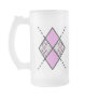 Pink-001 Argyle Pattern Coffee Mugs