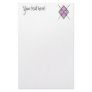 Pink-001 Argyle Pattern Stationery