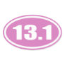 Pink 13.1 Sticker | Pink Half Marathon Sticker