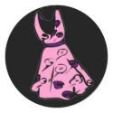 Pink 1950s Be-bop Dress stickers