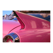 Pink 1960 Cadillac posters