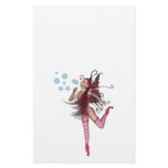 Pink 3D Pixie - Fairy Graphic 1 Personalized Stationery