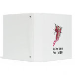 Pink 3D Pixie - Fairy Graphic 2 Binder