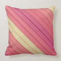 Pink 3D Stripes pillows