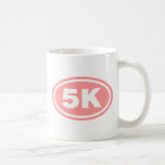 Pink 5 K Runner Oval Mug