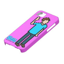 Pink 8-bit iPhone 5 Case casemate cases