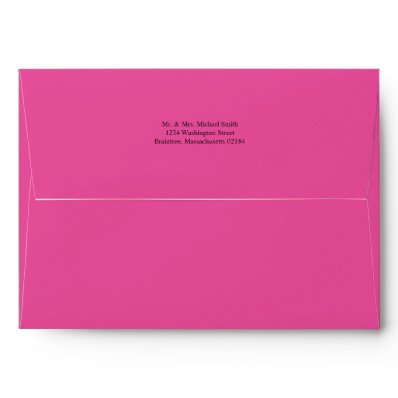 Pink A7 Envelope 5x7