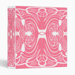 Pink Abstract Binder