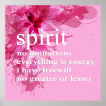 Pink Abstract Inspirational Spiritual Quote Print