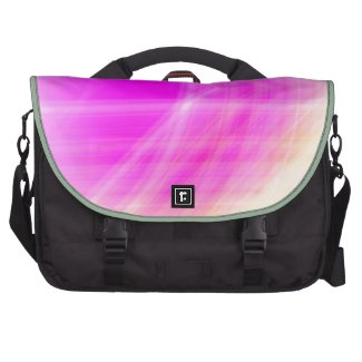 Pink Abstract Laptop Commuter Bag