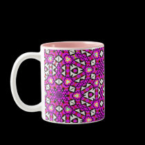 Pink Abstract Mug