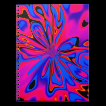 Pink abstract notebook notebooks