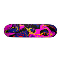 Pink Abstract Skate Decks