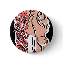 pink abstract still life buttons by VioDeSign pink abstract still life buttons