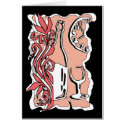 pink abstract still life cards by VioDeSign pink abstract still life cards