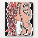 pink abstract still life mousepads