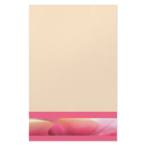 Pink Abstract Tulip Petal Accent Stationery