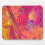 PINK ABSTRACTION MOUSE MAT