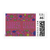 pink address change postage