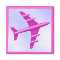 Pink Aeroplane magnets