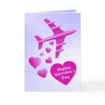 Pink Aeroplane Valentine cards